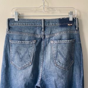 MOTHER High Waisted Smokin’ Double Heel